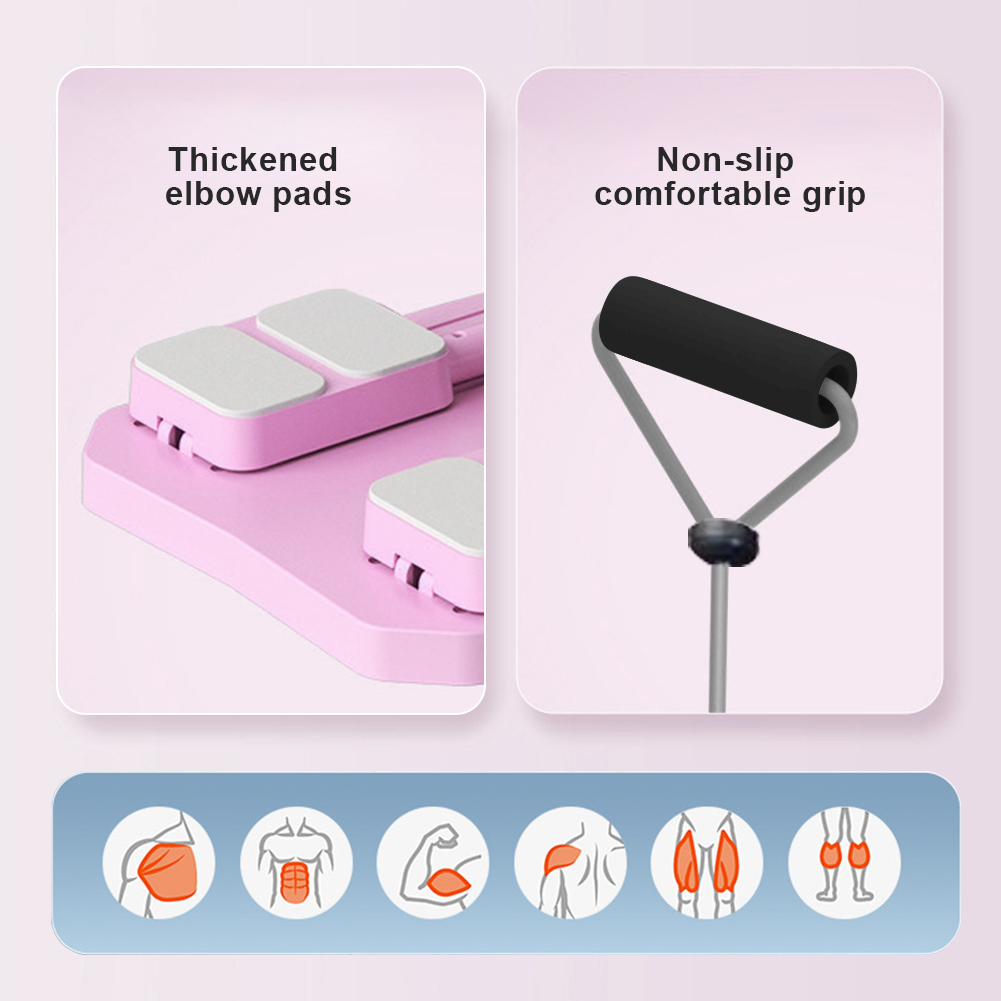 Push Up Board Foldable Multi Function - Prancha de Exercícios Multifuncional Antiderrapante para