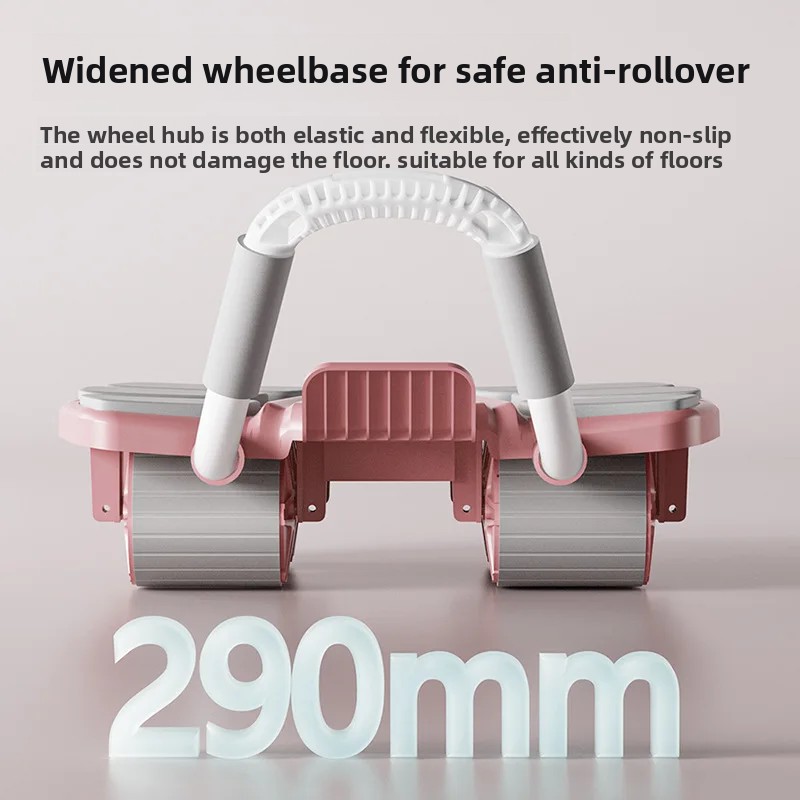 Ab Roller Wheel With Elbow Support - Rolo Abdominal Automático de 6 Rodas