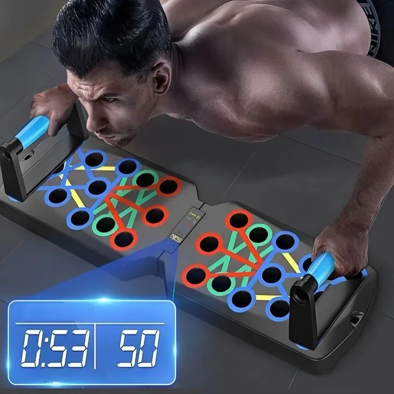 Push Up Board Foldable Multi Function - Conjunto de placa push-up portátil multifuncional