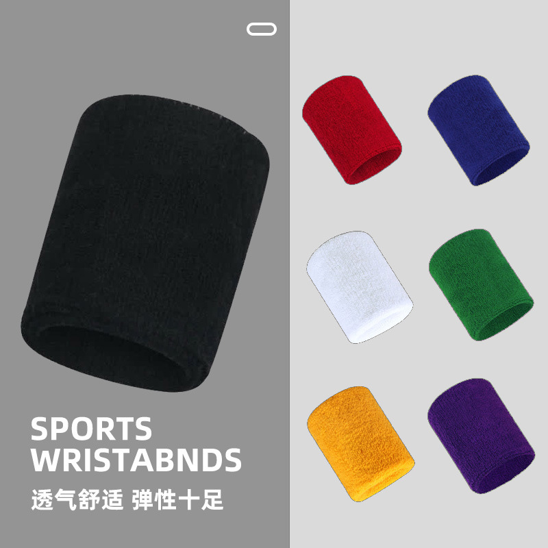 Wrist Wraps Weightlifting Support - 1 par de algodão elástico pulseira