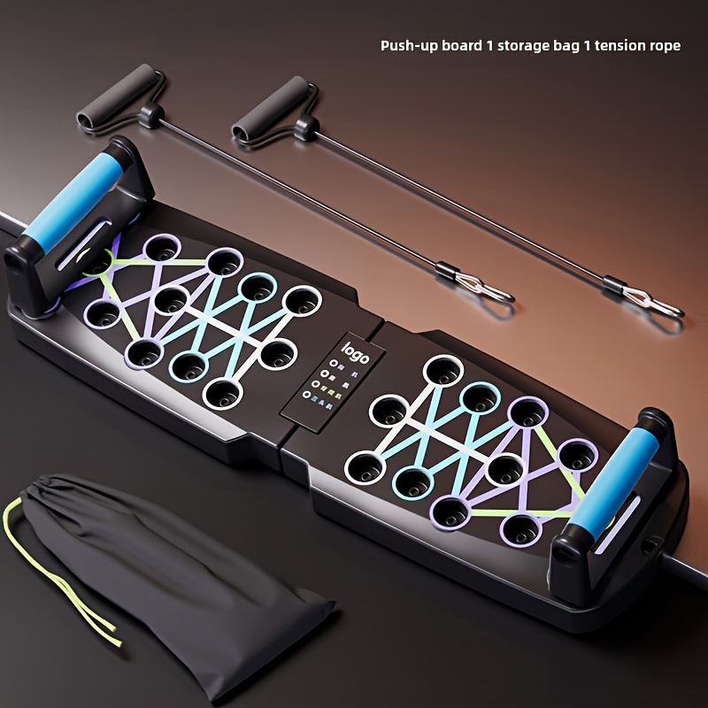 Push Up Board Foldable Multi Function - 1 unidade de prancha dobrável para