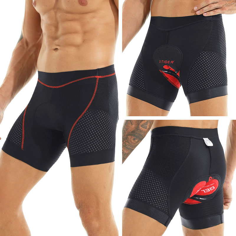 X-tiger ciclismo shorts atuali - Padded Cycling Shorts 5D Gel avaliação e preço