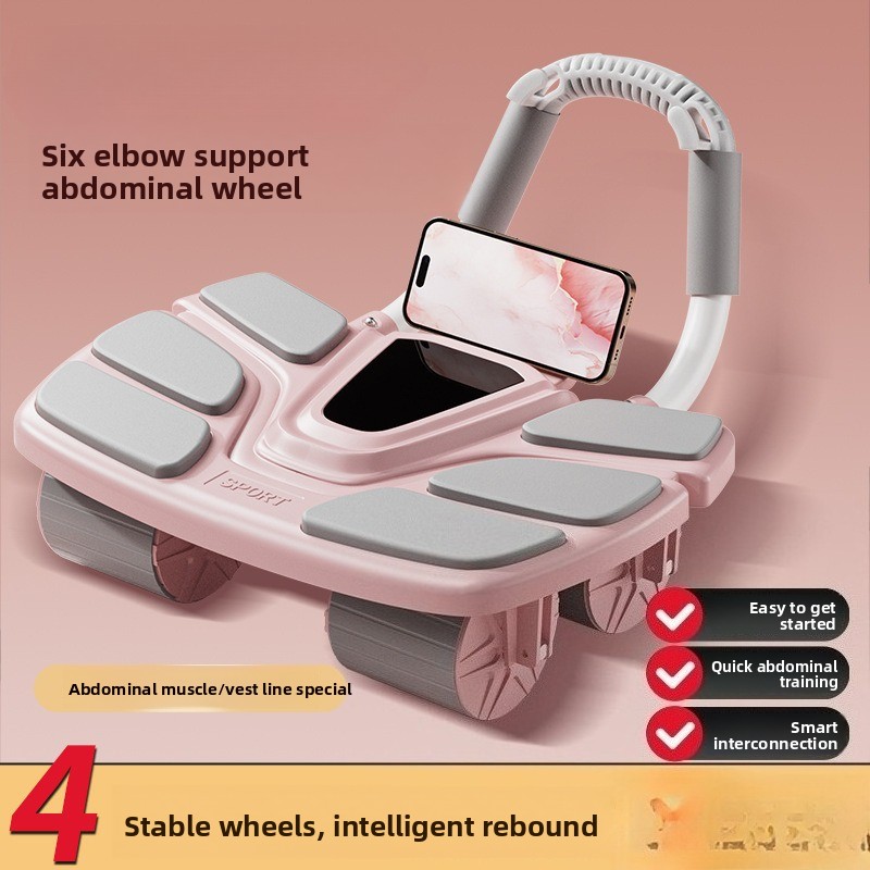 Rolo Abdominal Automático de 6 - Ab Roller Wheel With Elbow Support avaliação e preço