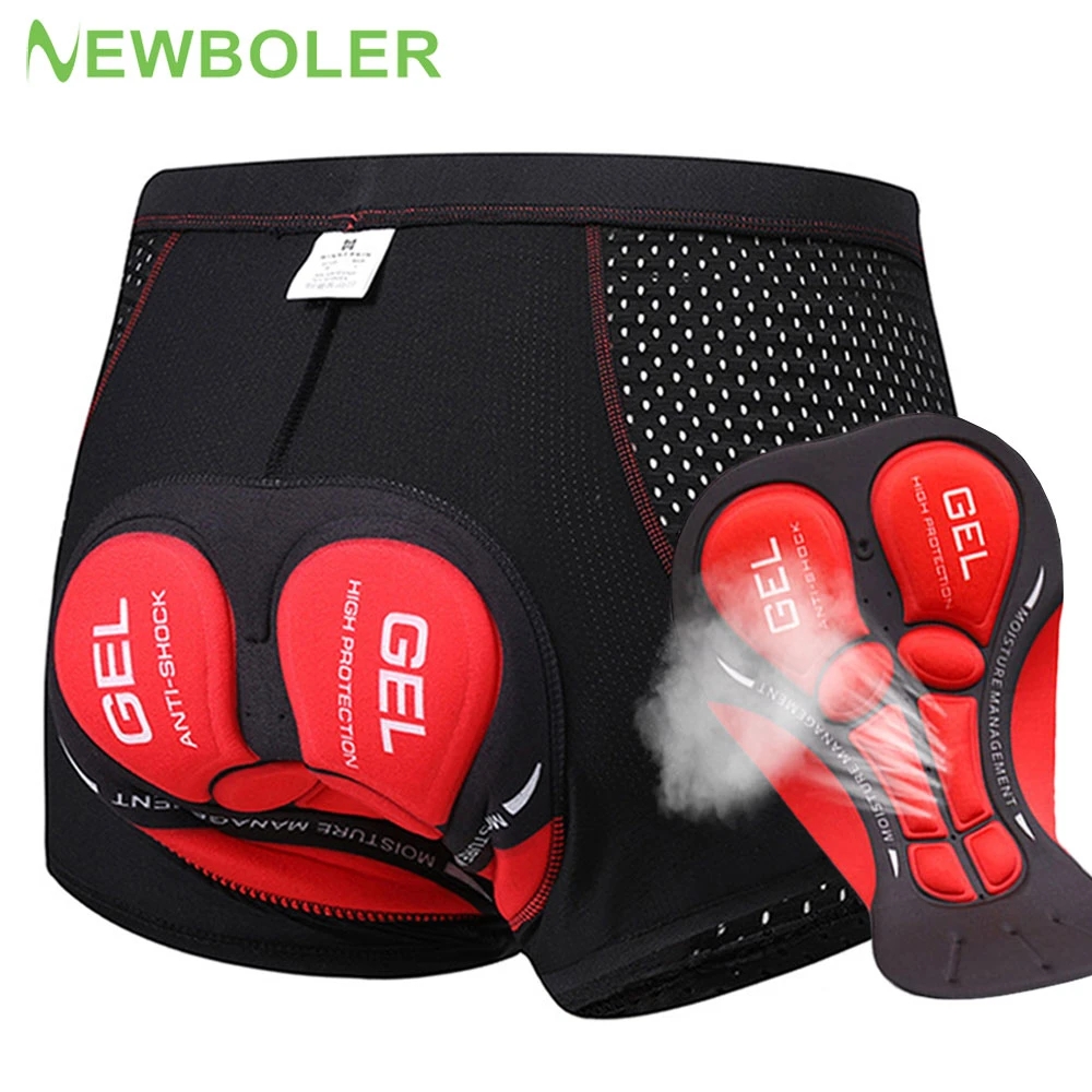 NEWBOLER Ciclismo Shorts Malha - Padded Cycling Shorts 5D Gel avaliação e preço