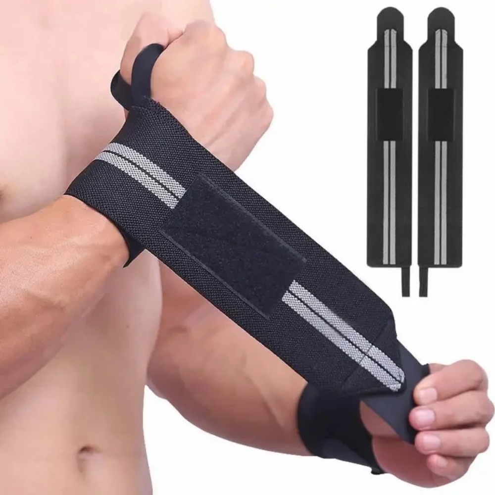 2 unidades de faixas elásticas - Wrist Wraps Weightlifting Support avaliação e preço