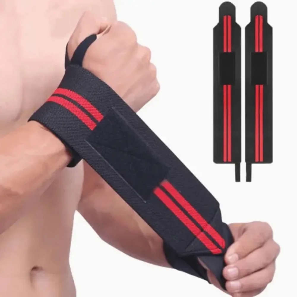 2 unidades de faixas elásticas - Wrist Wraps Weightlifting Support avaliação e preço