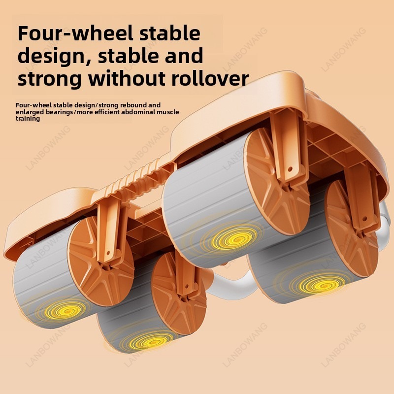 Rolo Abdominal com 4 Rodas e S - Ab Roller Wheel With Elbow Support avaliação e preço