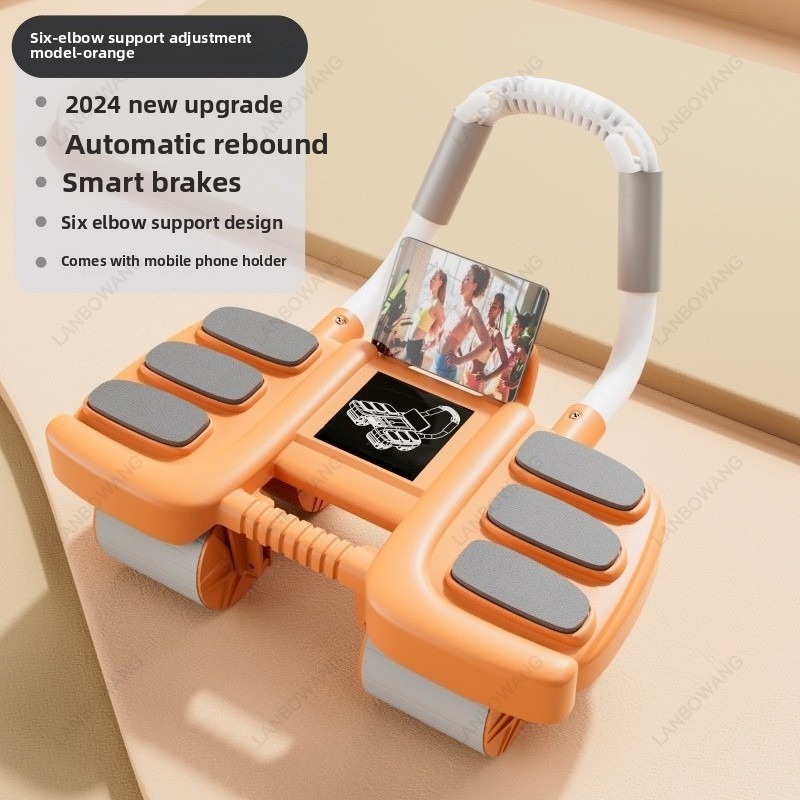Rolo Abdominal com 4 Rodas e S - Ab Roller Wheel With Elbow Support avaliação e preço